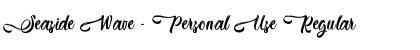Download Seaside Wave - Personal Use Font Download Seaside Wave - Personal Use Font