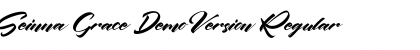 Download Seinna Grace Demo Version Font Download Seinna Grace Demo Version Font