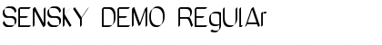 Download SeNSKY DEMO Font Download SeNSKY DEMO Font