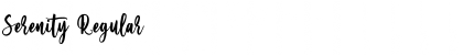 Download Serenity Font Download Serenity Font