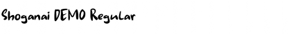 Download Shoganai DEMO Font Download Shoganai DEMO Font