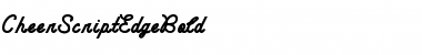 Download CheerScriptEdgeBold Font Download CheerScriptEdgeBold Font