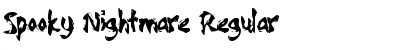Download Spooky Nightmare Font Download Spooky Nightmare Font