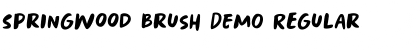Download Springwood Brush DEMO Font Download Springwood Brush DEMO Font