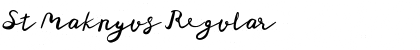 Download St Maknyus Font Download St Maknyus Font