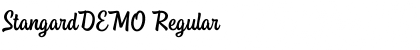 Download StangardDEMO Font Download StangardDEMO Font