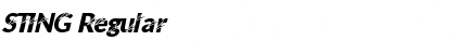 Download STING Font Download STING Font