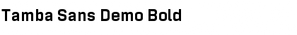 Download Tamba Sans Demo Font Download Tamba Sans Demo Font