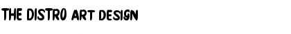 THE DISTRO art design Font