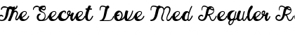 Download The Secret Love Med Reguler Font Download The Secret Love Med Reguler Font
