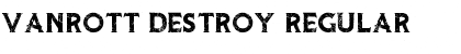 Download Vanrott Destroy Font Download Vanrott Destroy Font