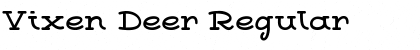 Download Vixen Deer Font Download Vixen Deer Font