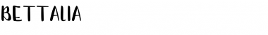 Download Bettalia Font Download Bettalia Font