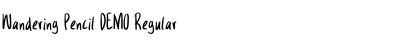 Download Wandering Pencil DEMO Font Download Wandering Pencil DEMO Font
