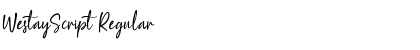 Download WestayScript Font Download WestayScript Font