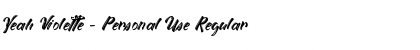 Download Yeah Violette - Personal Use Font Download Yeah Violette - Personal Use Font