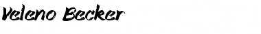 Download Veleno Becker Font Download Veleno Becker Font