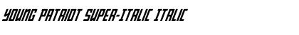 Download Young Patriot Super-Italic Font Download Young Patriot Super-Italic Font