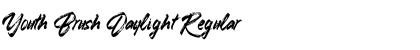 Download Youth Brush Daylight Font Download Youth Brush Daylight Font