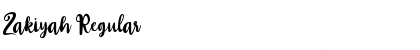 Download Zakiyah Font Download Zakiyah Font