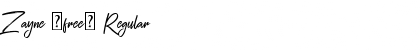 Download Zayne (free) Font Download Zayne (free) Font