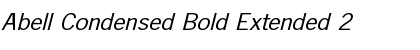 Download Abell Condensed Bold Extended 2 Font Download Abell Condensed Bold Extended 2 Font