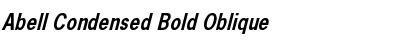 Download Abell Condensed Bold Oblique Font Download Abell Condensed Bold Oblique Font