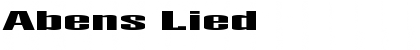 Download Abens Lied Font Download Abens Lied Font