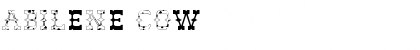 Download Abilene Cow Font Download Abilene Cow Font