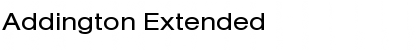 Download Addington Extended Font Download Addington Extended Font