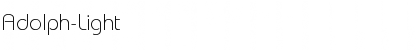 Download Adolph-Light Font Download Adolph-Light Font