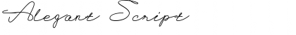Download Alegant Script Font Download Alegant Script Font