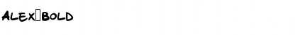Download Alex_Bold Font Download Alex_Bold Font