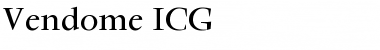 Vendome ICG Regular Font