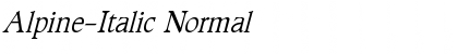 Download Alpine-Italic Font Download Alpine-Italic Font