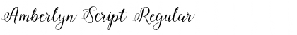 Download Amberlyn Script Font Download Amberlyn Script Font