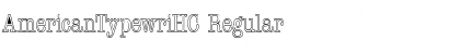 Download AmericanTypewriHC Font Download AmericanTypewriHC Font