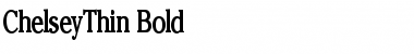 Download ChelseyThin Font Download ChelseyThin Font