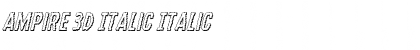 Download Ampire 3D Italic Font Download Ampire 3D Italic Font