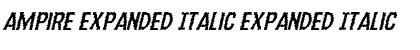 Download Ampire Expanded Italic Font Download Ampire Expanded Italic Font