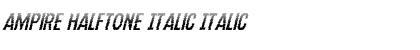 Download Ampire Halftone Italic Font Download Ampire Halftone Italic Font