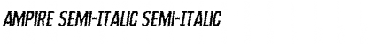Download Ampire Semi-Italic Font Download Ampire Semi-Italic Font
