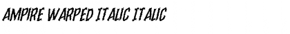 Download Ampire Warped Italic Font Download Ampire Warped Italic Font