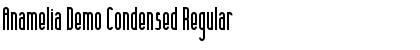 Download Anamelia Demo Condensed Font Download Anamelia Demo Condensed Font