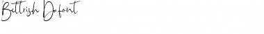 Download Bettrish Font Download Bettrish Font