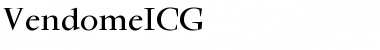 Download VendomeICG Font Download VendomeICG Font