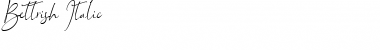 Download Bettrish Italic Font Download Bettrish Italic Font