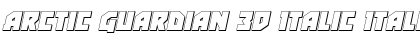 Download Arctic Guardian 3D Italic Font Download Arctic Guardian 3D Italic Font