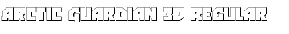 Download Arctic Guardian 3D Font Download Arctic Guardian 3D Font