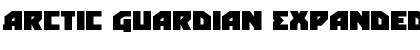 Download Arctic Guardian Expanded Font Download Arctic Guardian Expanded Font